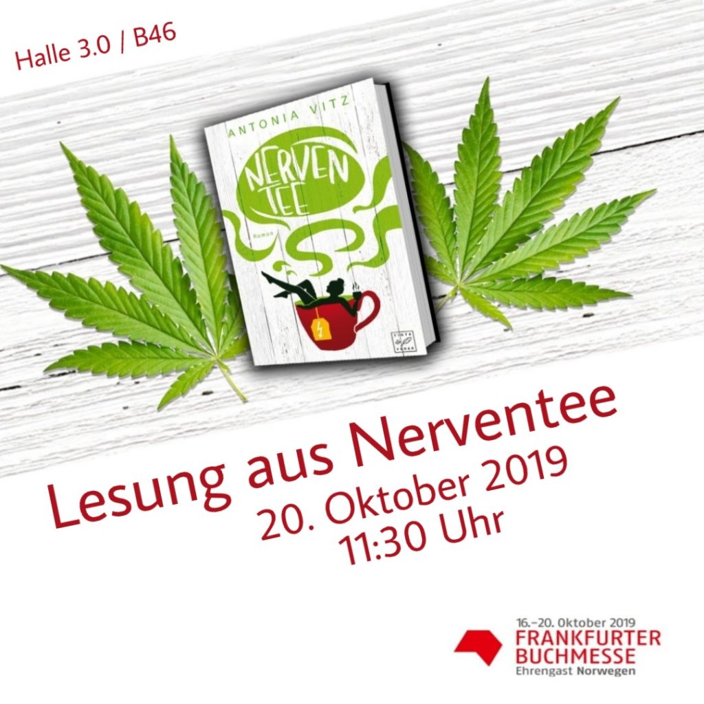Lesung aus Nerventee Frankfurter Buchmesse Ankündigung
20.10.2019 11:30 Uhr