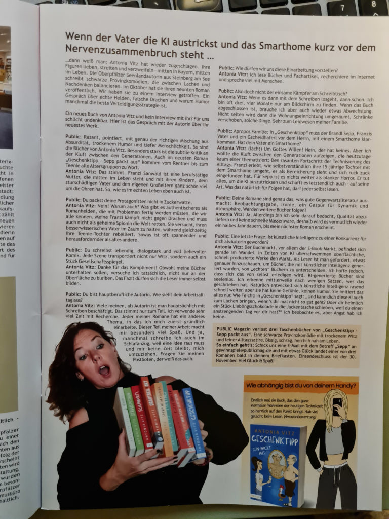 Artikel im Magazin "Public" (Oktoberausgabe)